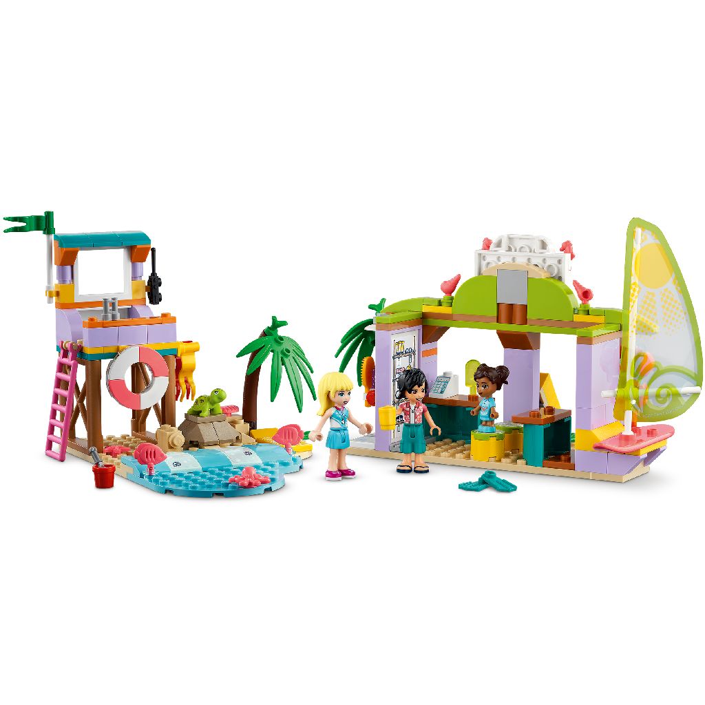 Lego friends distractie pe plaja de surf 41710