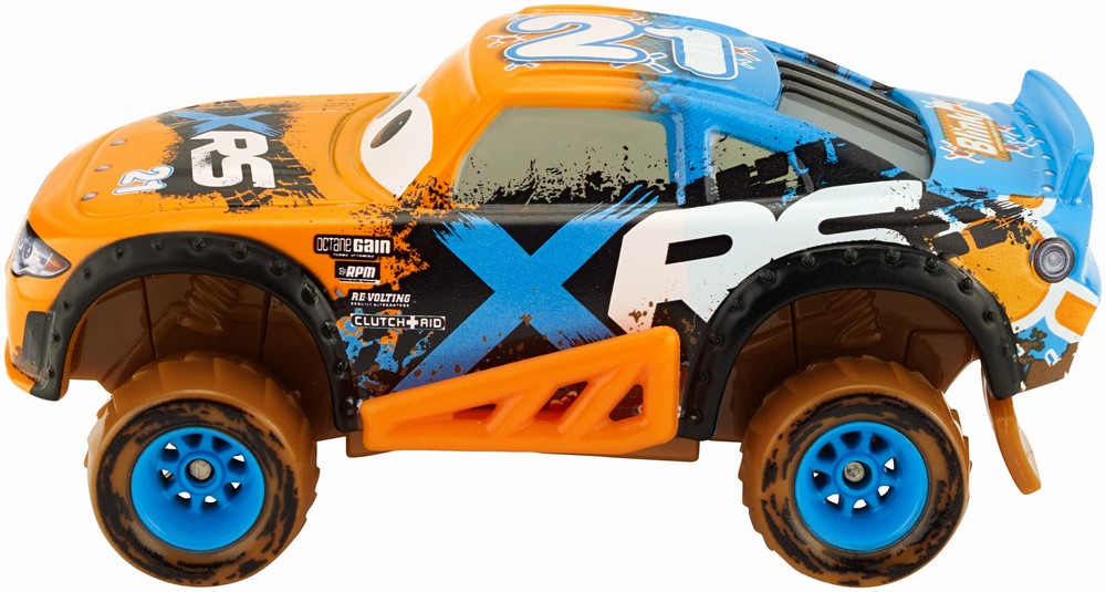 Cars xrs mud personaje principale speedy comet