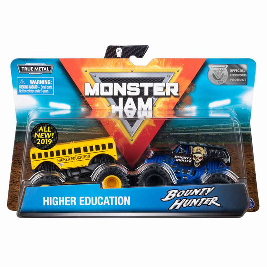 Monster jam set 2 machete higher edducation si bounty hunter