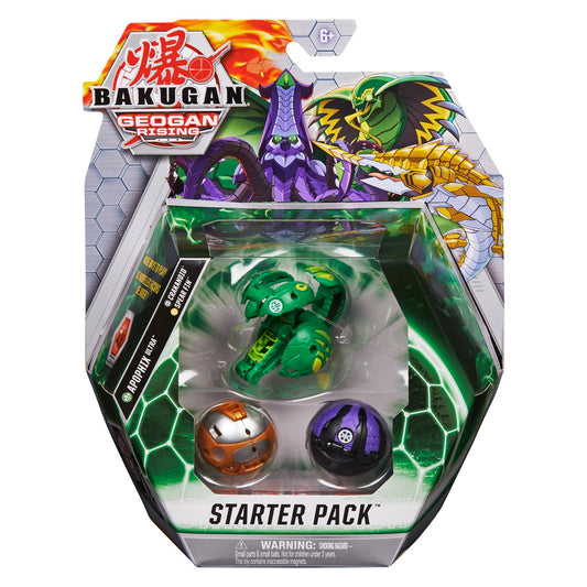 Bakugan s3 pachet starter apophix ultra, crakanoid si spear fin