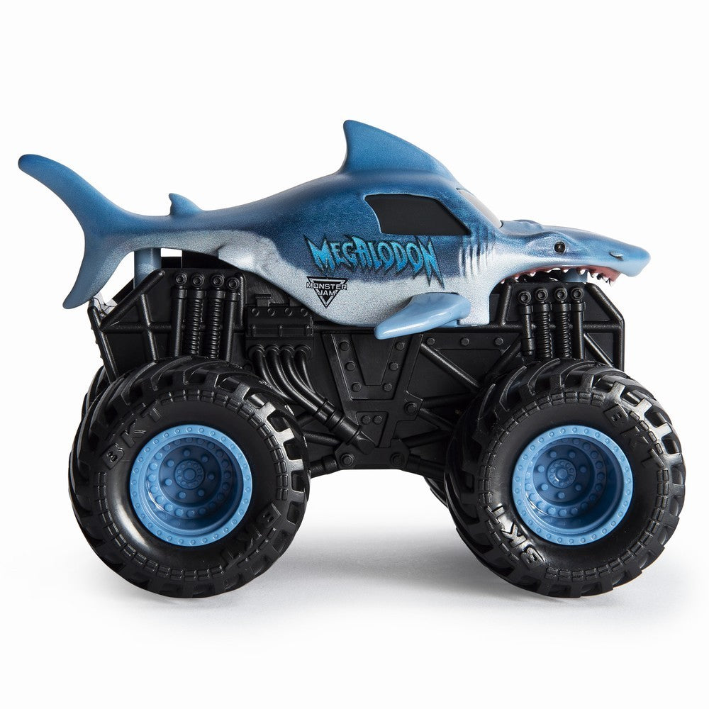 Monster jam macheta megalodon seria roar scara 1 la 43