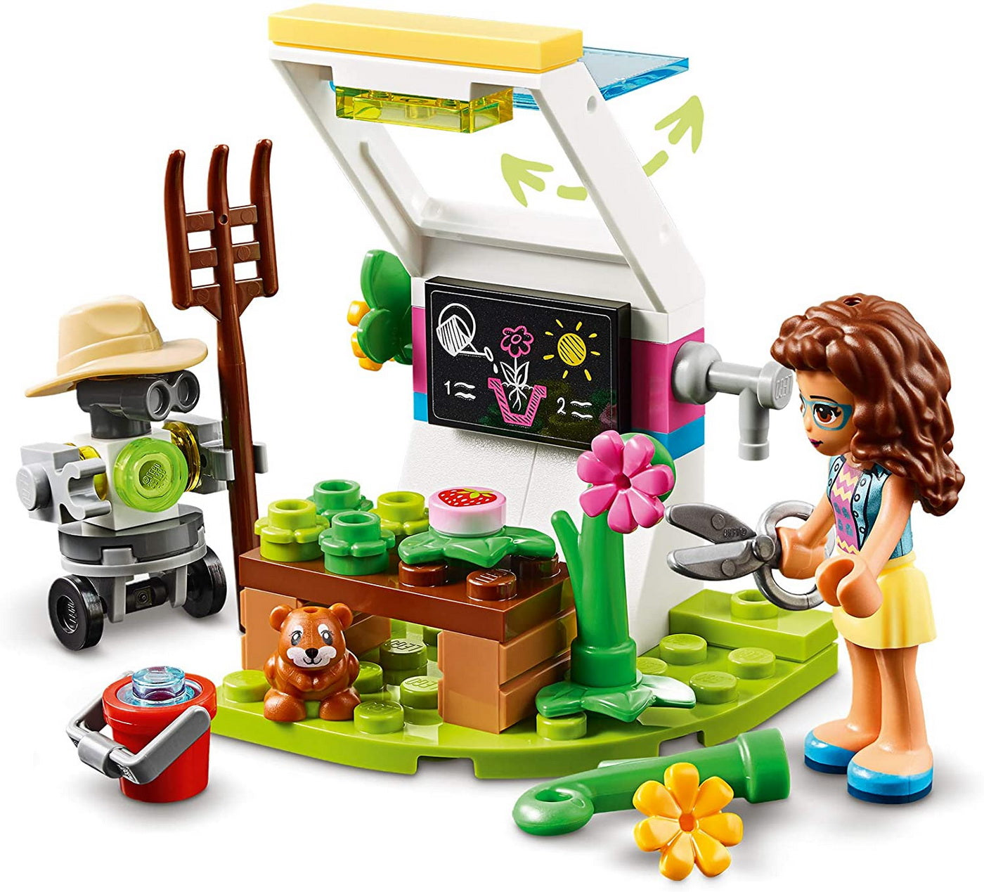 Lego friends gradina cu flori a oliviei 41425