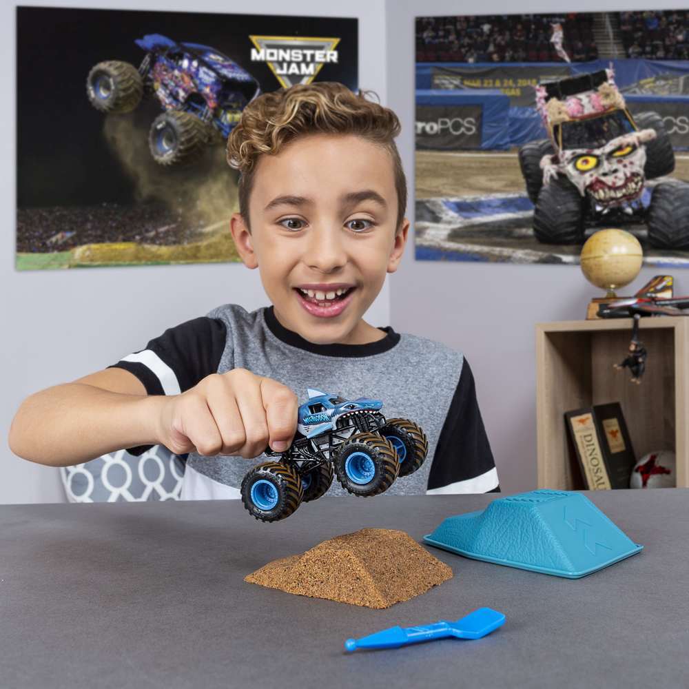 Monster jam set camioneta cu nisip megalodon