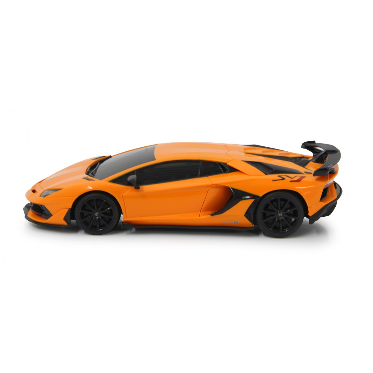 Masina cu telecomanda lamborghini aventador svj portocaliu cu scara 1 la 24