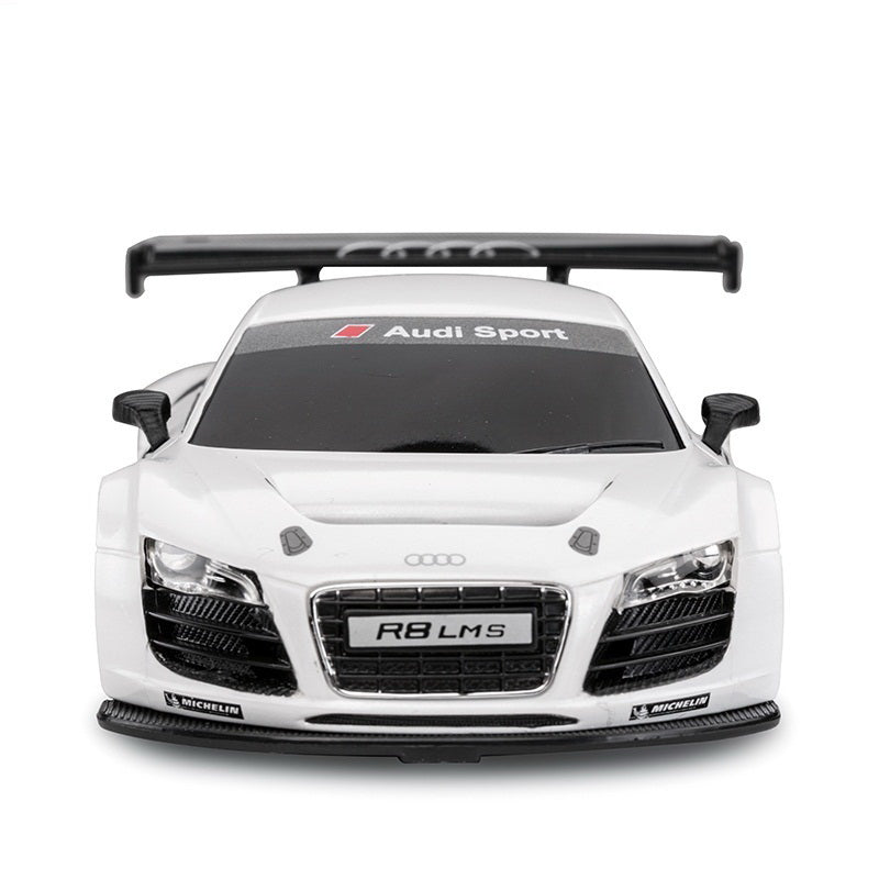 Masinuta metalica audi r8 argintie scara 1 la 24