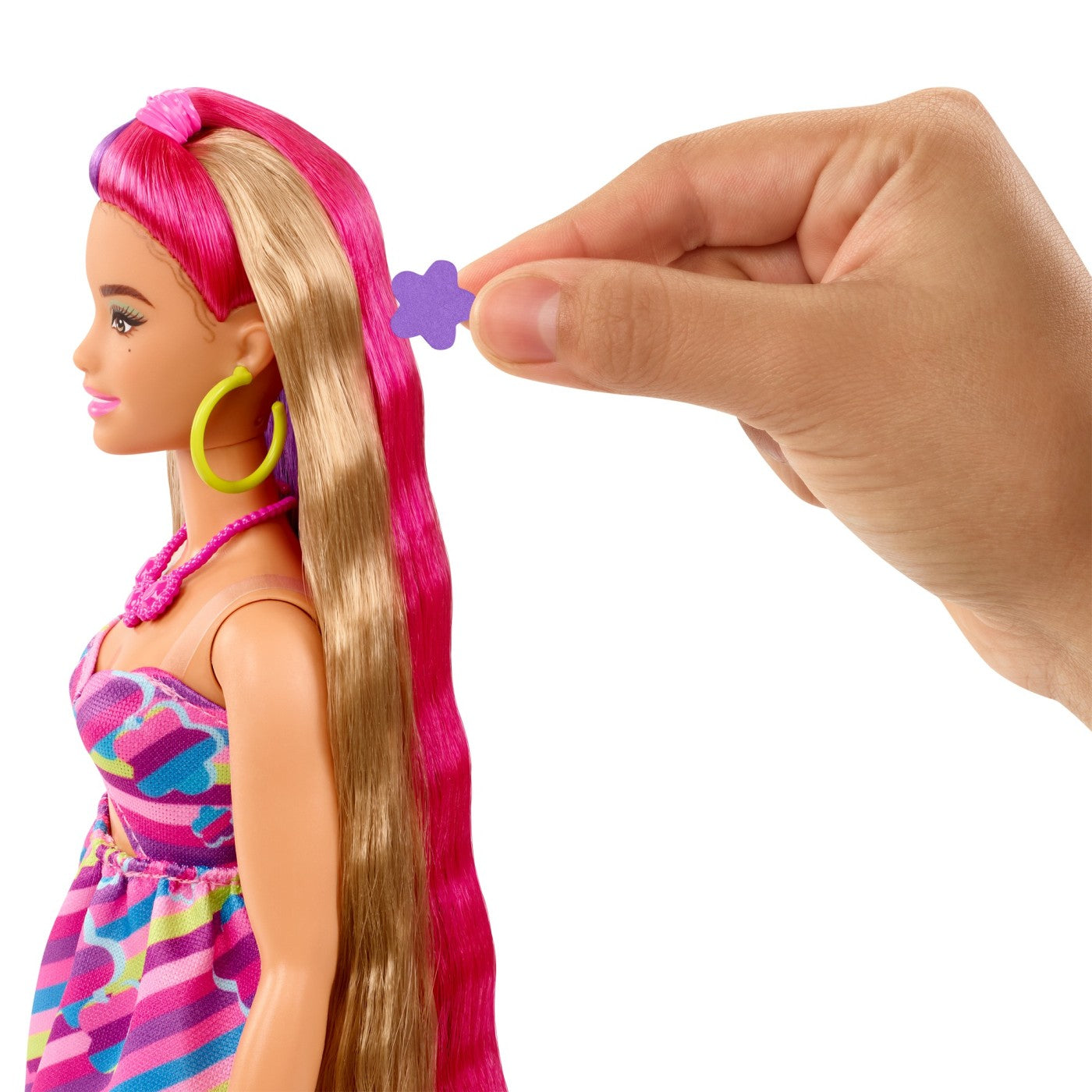 Barbie totally hair papusa barbie satena