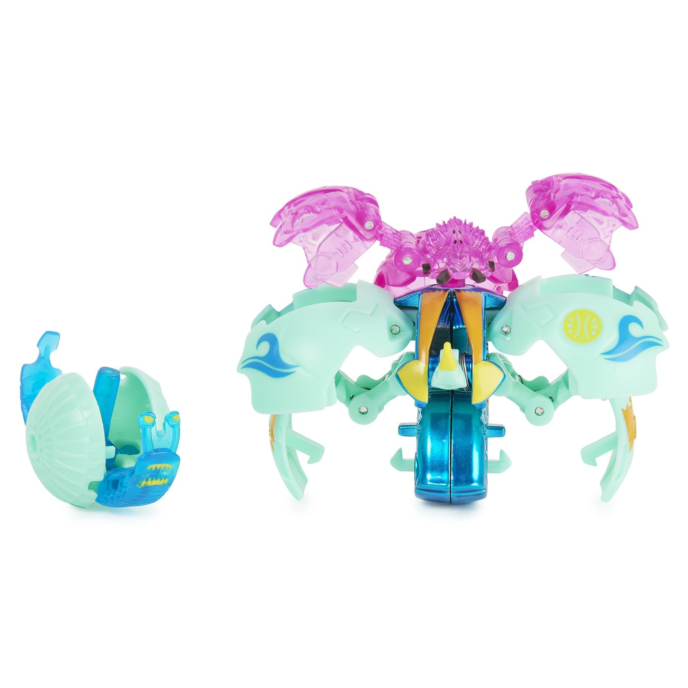 Bakugan platinum powerup s4 sectanoid nano widow si nano sludgem