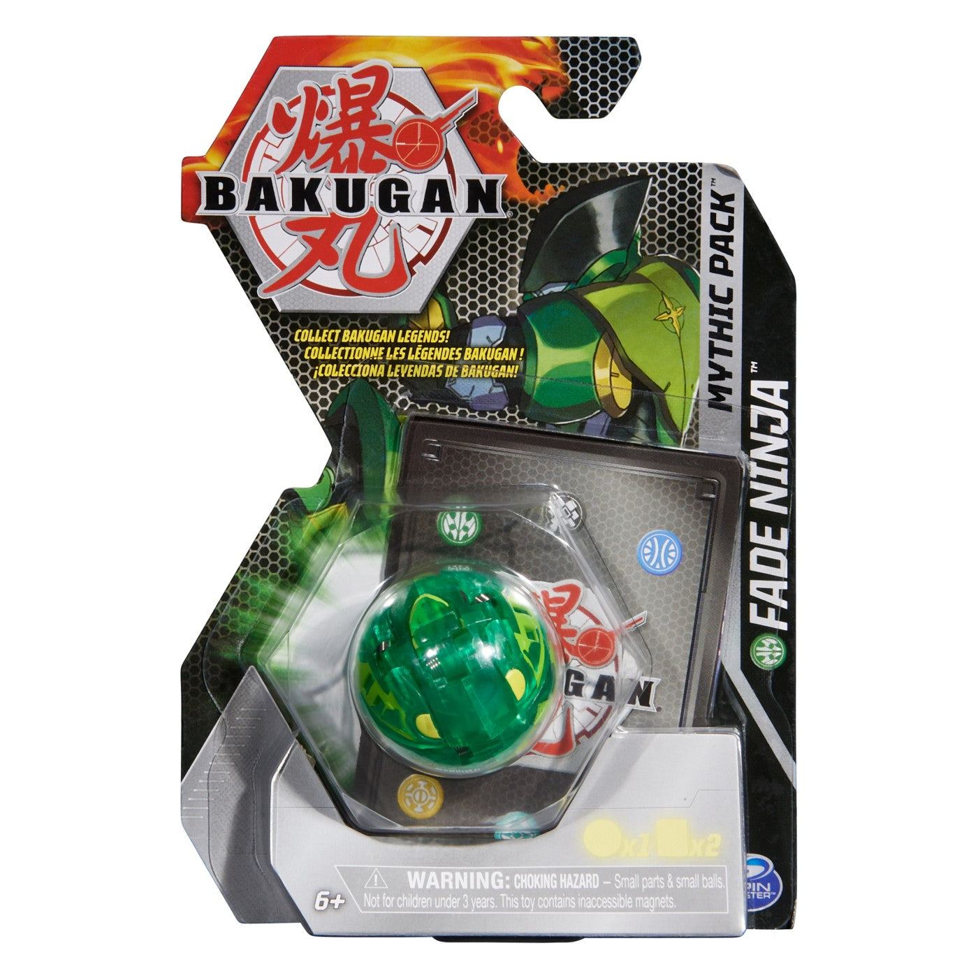 Bakugan pachet legendar fade ninja verde