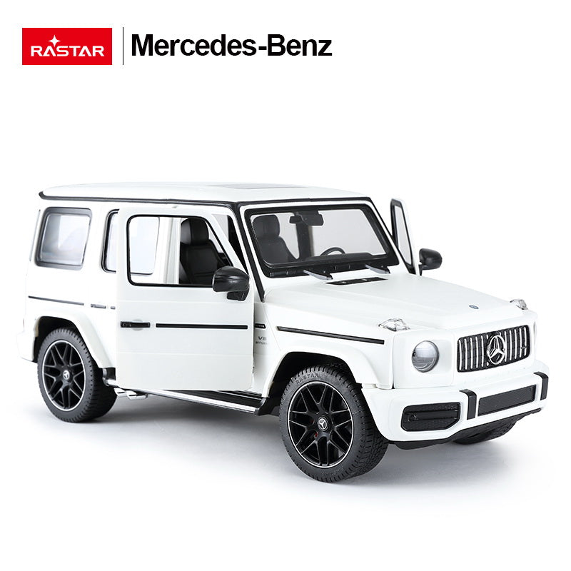 Masina cu telecomanda mercedes-benz g63 alb scara 1 la 14