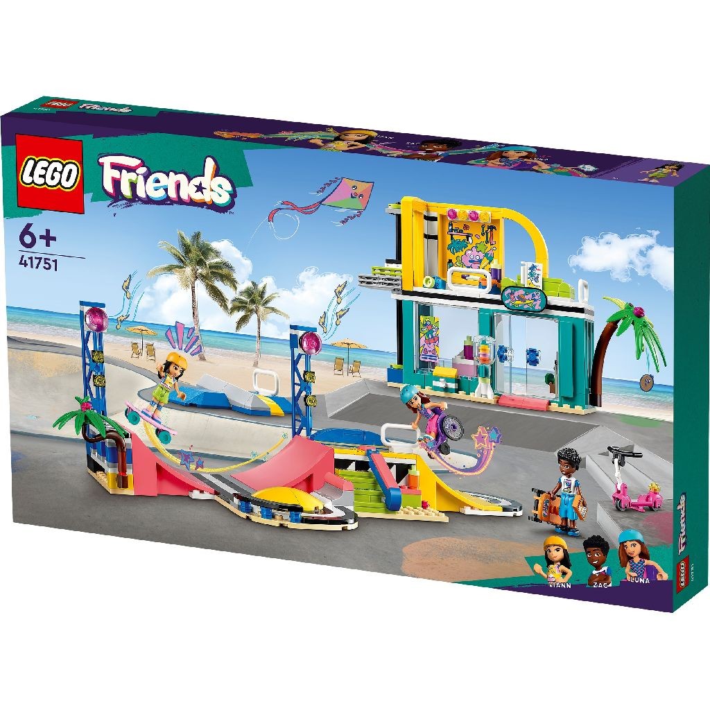 Lego friends parc de skateboarding 41751