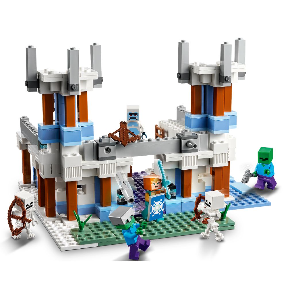 Lego minecraft castelul de gheata 21186