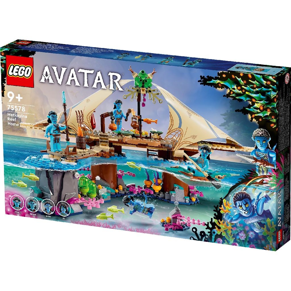 Lego avatar casa metkayina in recif 75578