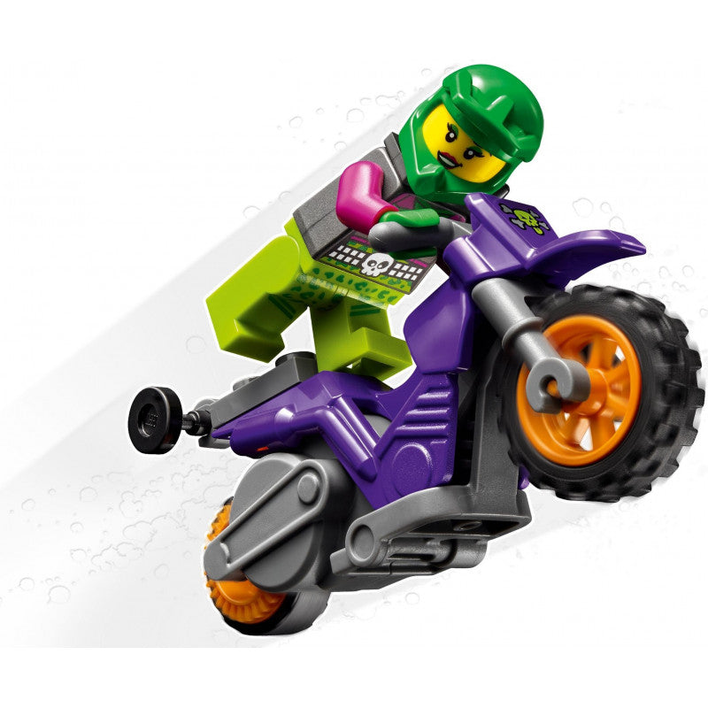 Lego city motocicleta de cascadorie weelie 60296