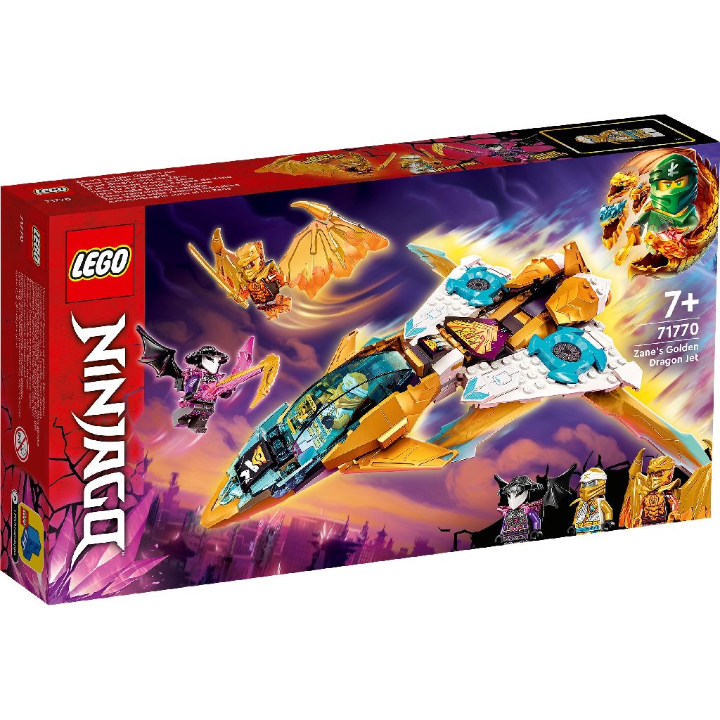 Lego ninjago avionul dragon auriu al lui zane 71770