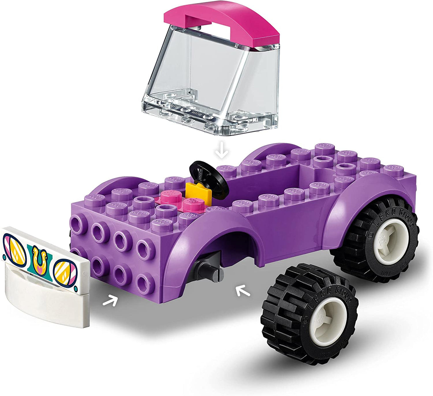 Lego friends dresaj de cai si remorca 41441