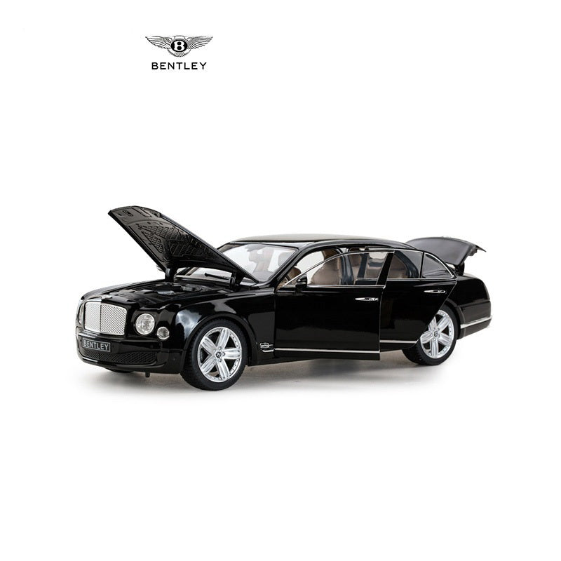 Masinuta metalica bentley mulsanne neagra scara 1 la 18