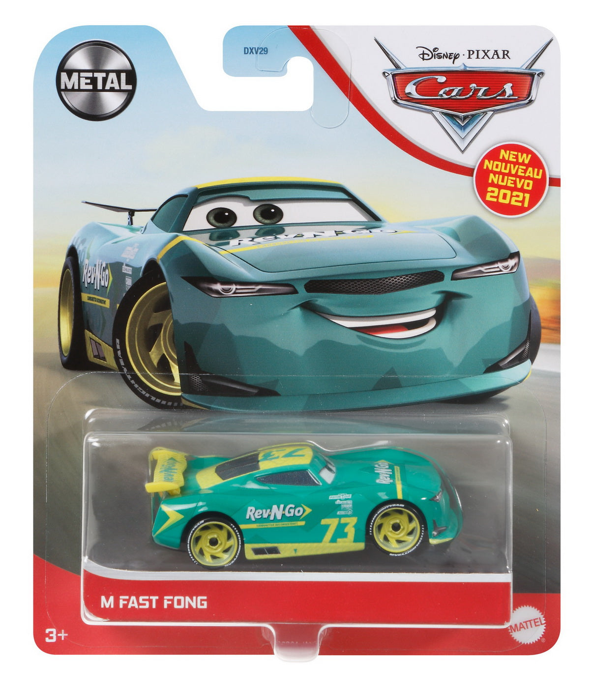 Masinuta metalica cars3 personajul m fast fong