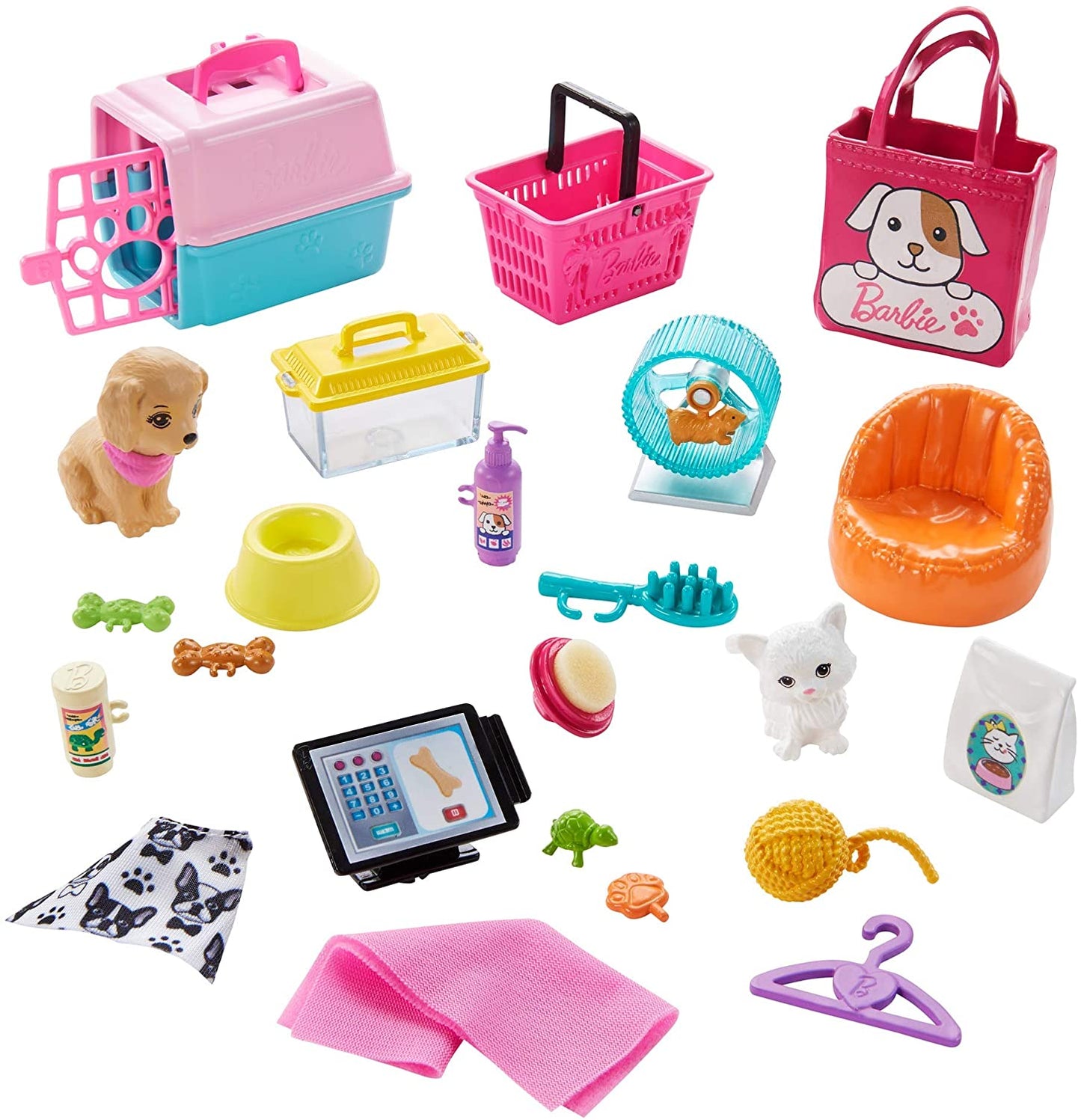 Barbie set de joaca magazin accesorii animalute