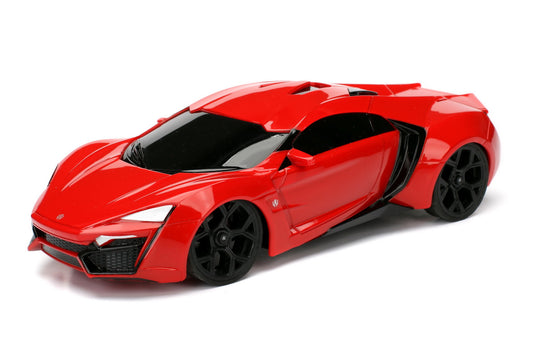 Masinuta  cu telecomanda fast furious rc lykan hypersport scara 1:24