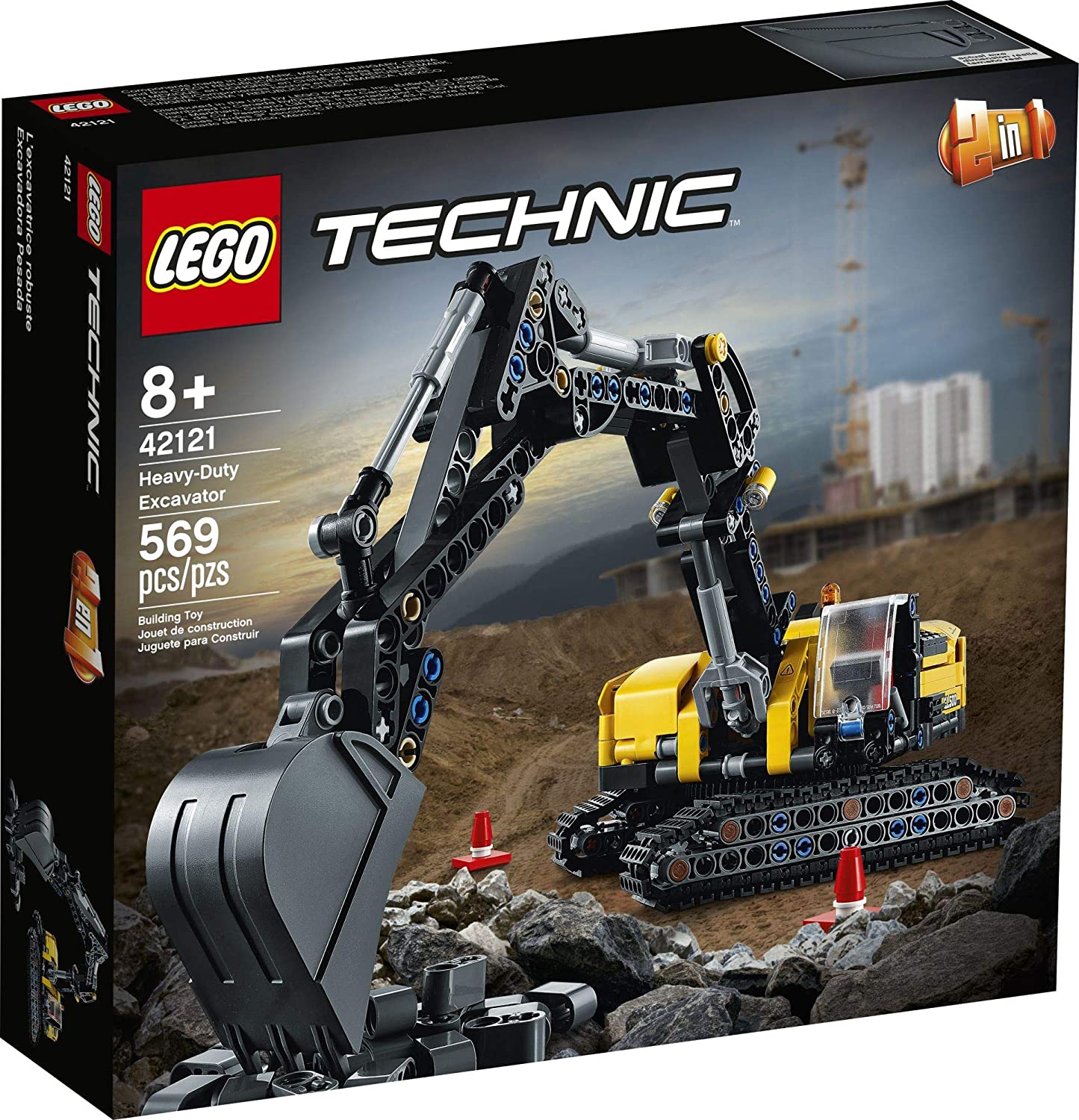 Lego technic excavator de mare putere