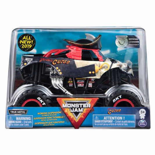 Monster jam machete metalice scara 1 la 24 blestemul piratilor