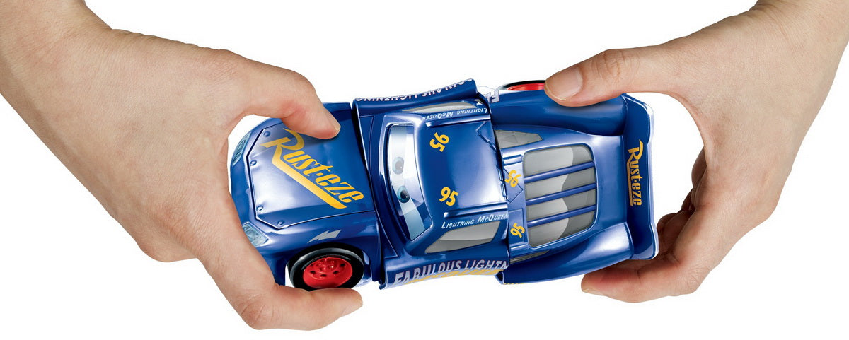 Cars3 masinute rasucite mcqueen albastru