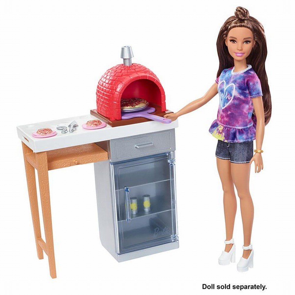 Barbie set mobilier exterior cuptor pizza