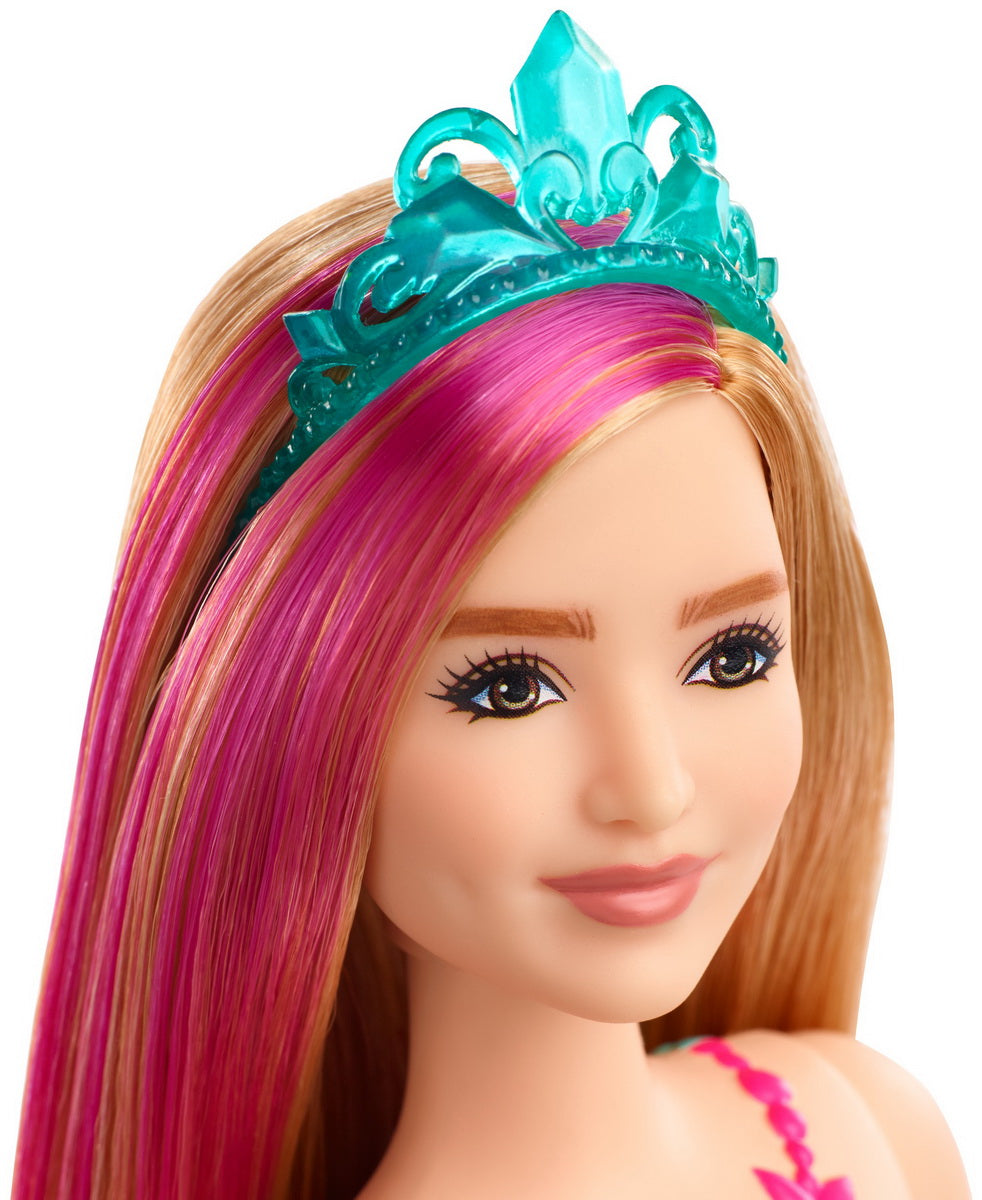 Barbie papusa printesa dreamtopia cu coronita albastra