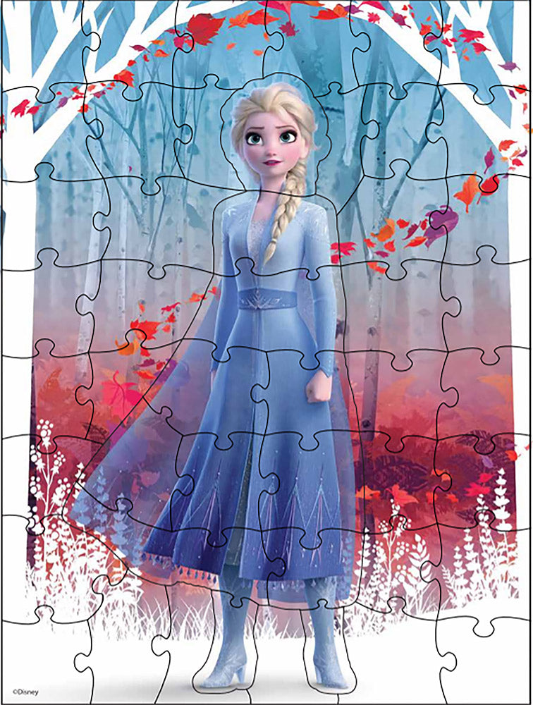 Puzzle surpriza frozen2 cu 48 piese in cutie diamant