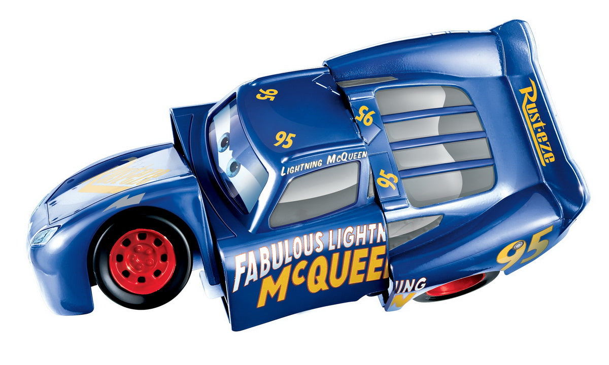 Cars3 masinute rasucite mcqueen albastru