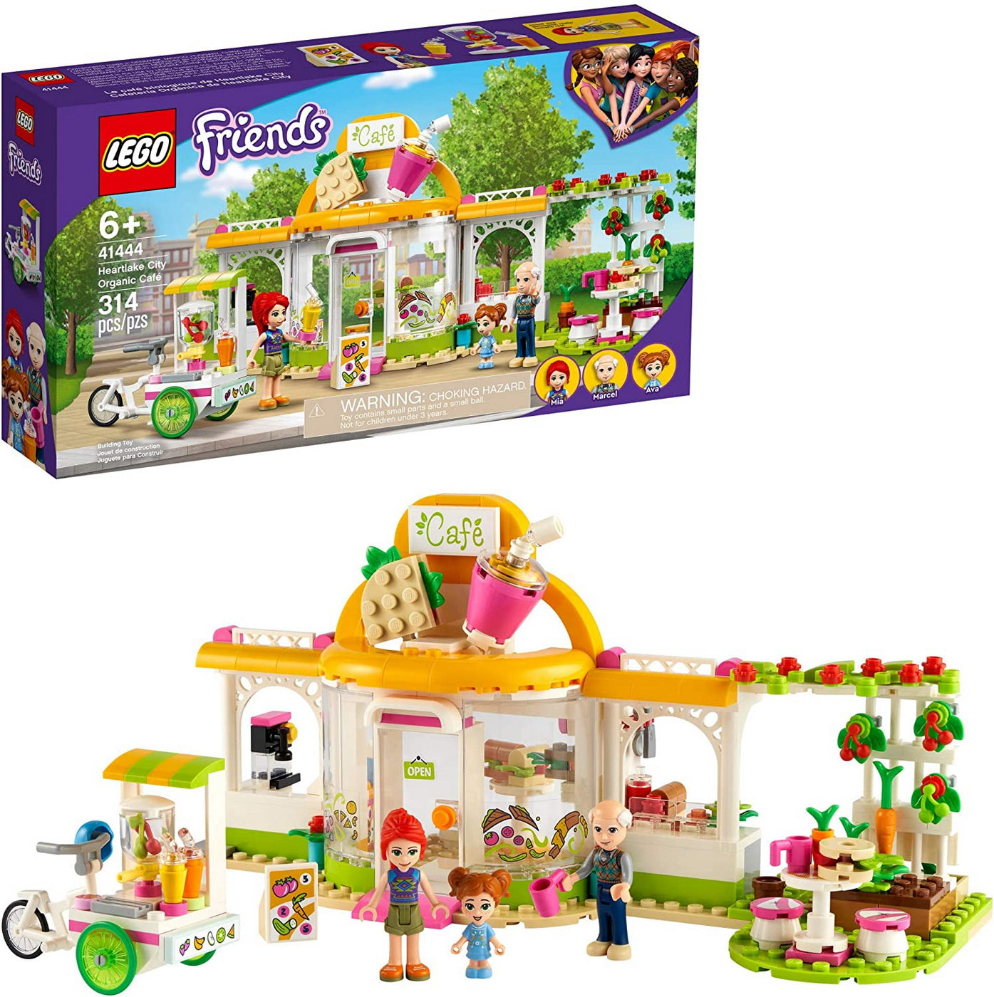 Lego friends cafeneaua organica din heartlake city 41444