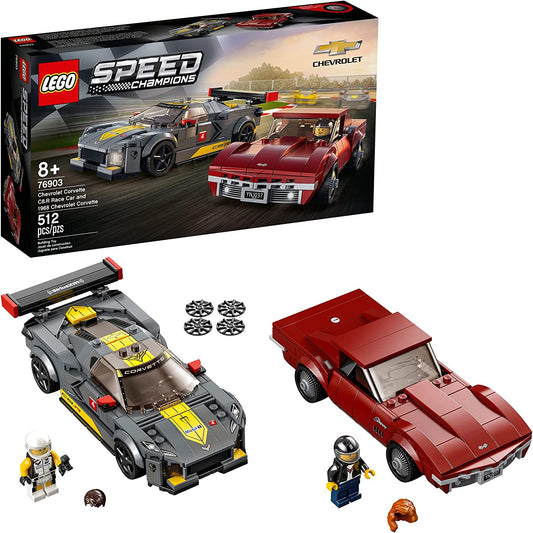 Lego speed champions masina de curse chevrolet corvette 76903