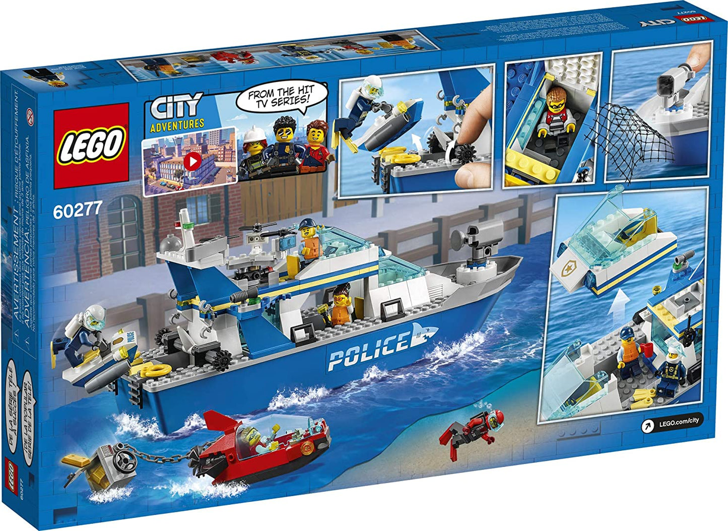 Lego city  nava de patrulare a politiei 60277