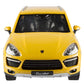 Masina cu telecomanda porsche cayenne turbo galben cu scara 1 la 14