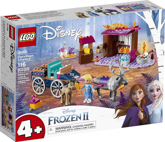 Lego disney frozen ii aventura elsei cu trasura 41166