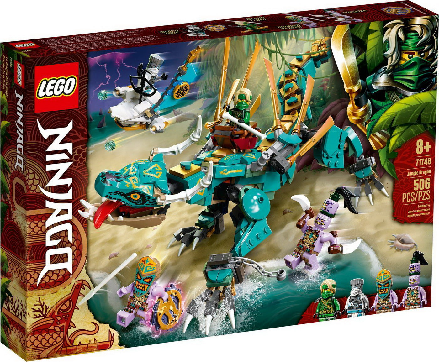 Lego ninjago dragon de jungla 71746