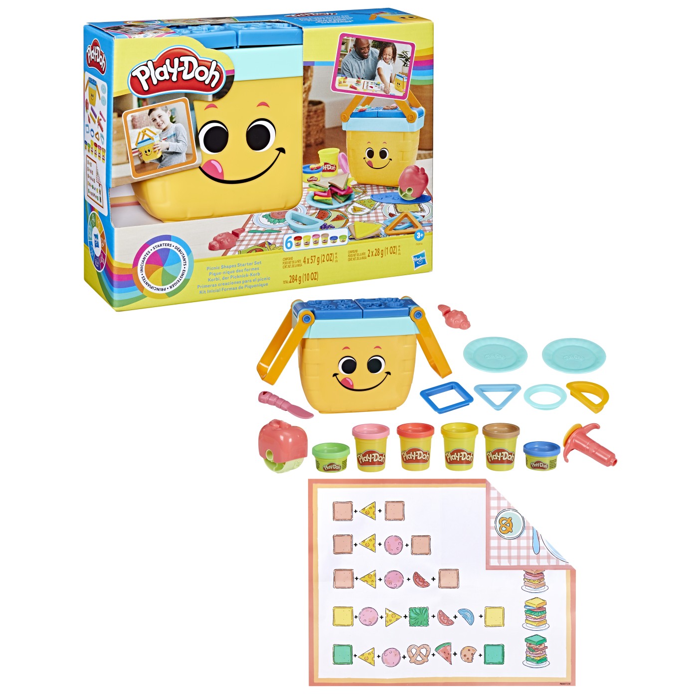 Play doh set picnic si forme