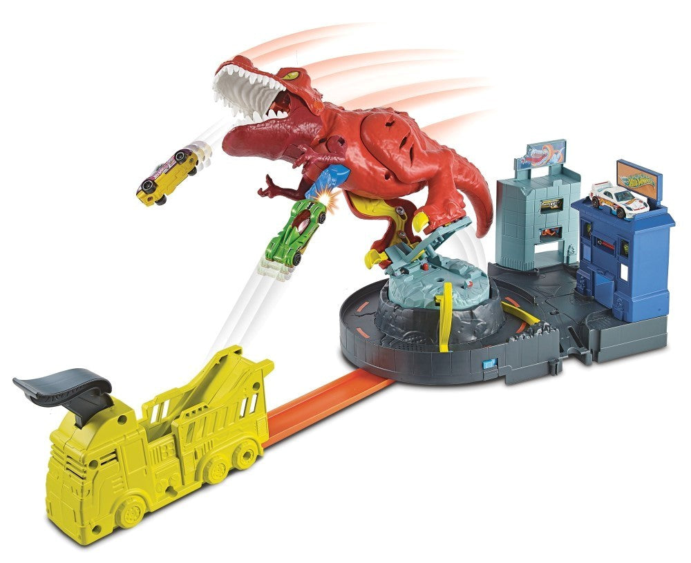 Hot wheels set de joaca t rex