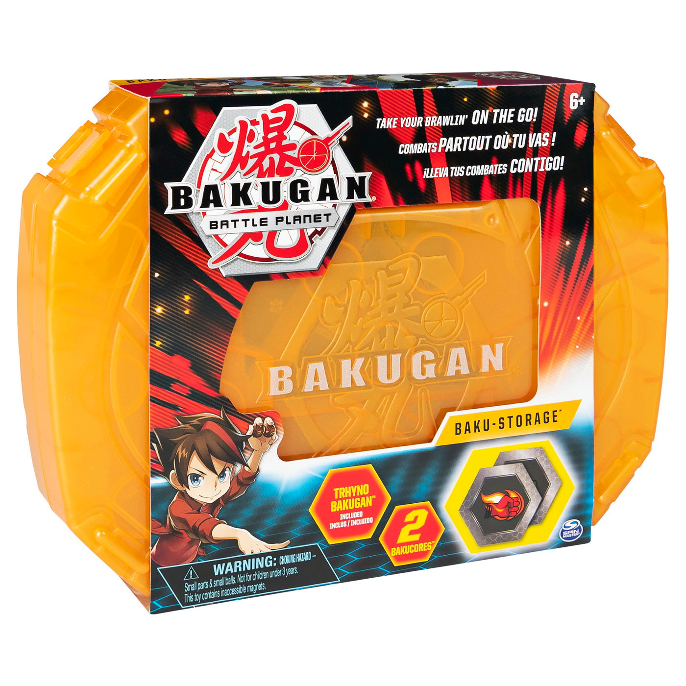 Bakugan caseta pentru pastrare cu bila trhyno