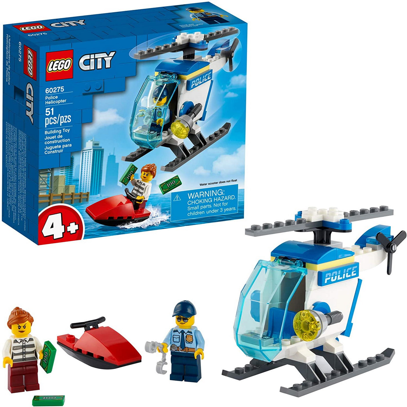 Lego city  elicopterul politie 60275