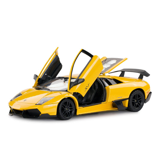 Masinuta metalica  lamborghini murcielago lp670-4 galben scara 1 la 24