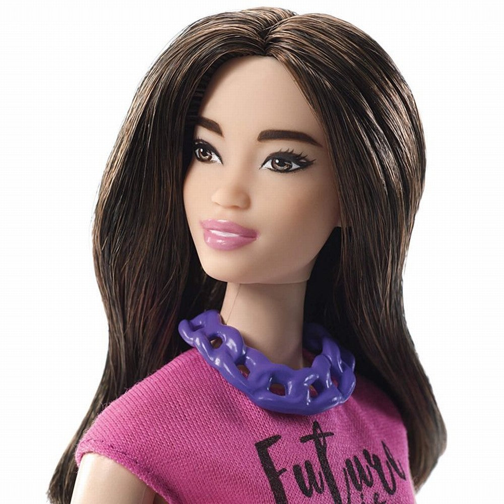 Papusa barbie fashionista cu parul lung