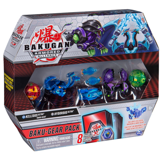 Bakugan s2 set de lupta ultra hydorous si nillious cu baku-gear