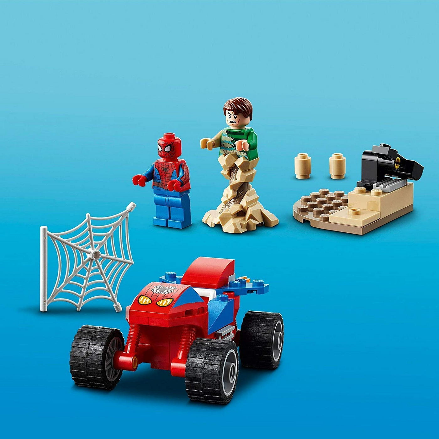 Lego super heroes confruntarea dintre omul paianjen si sandman 76172