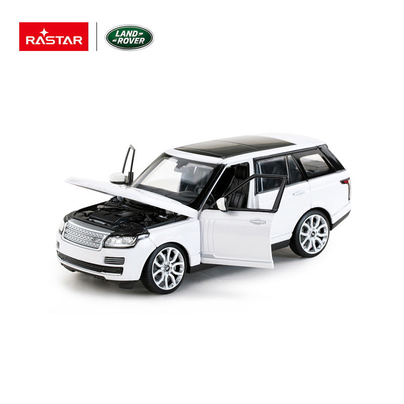 Masinuta metalica range rover alb scara 1 la 24