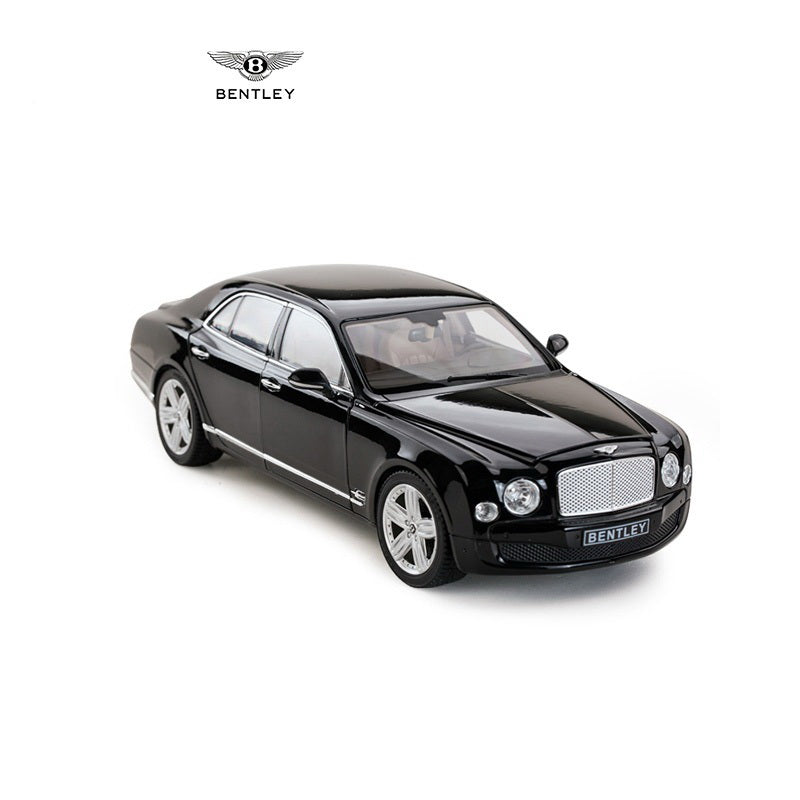 Masinuta metalica bentley mulsanne neagra scara 1 la 18