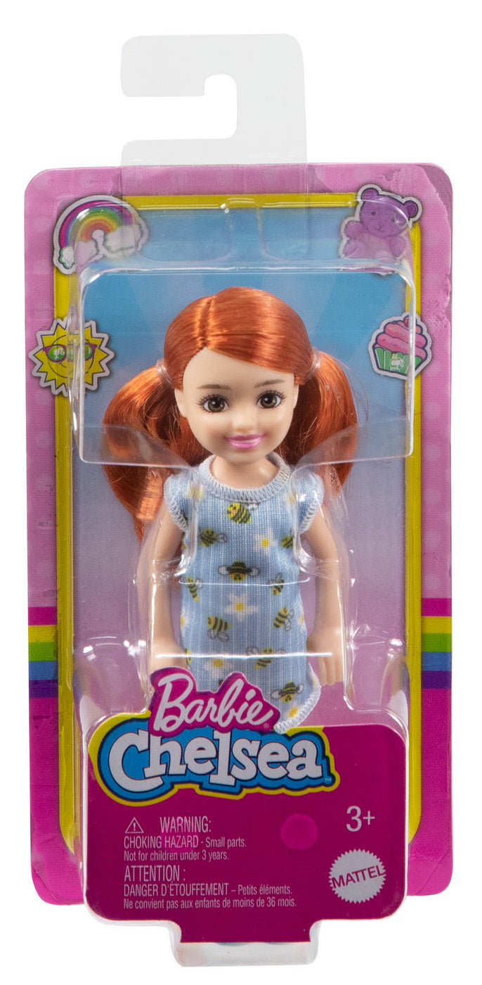 Barbie papusa chelsea roscata cu codite