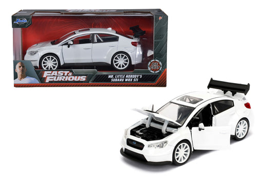 Masinuta metalica fast and furious ff8 mrs. little nobody's subaru wrx scara 1:24