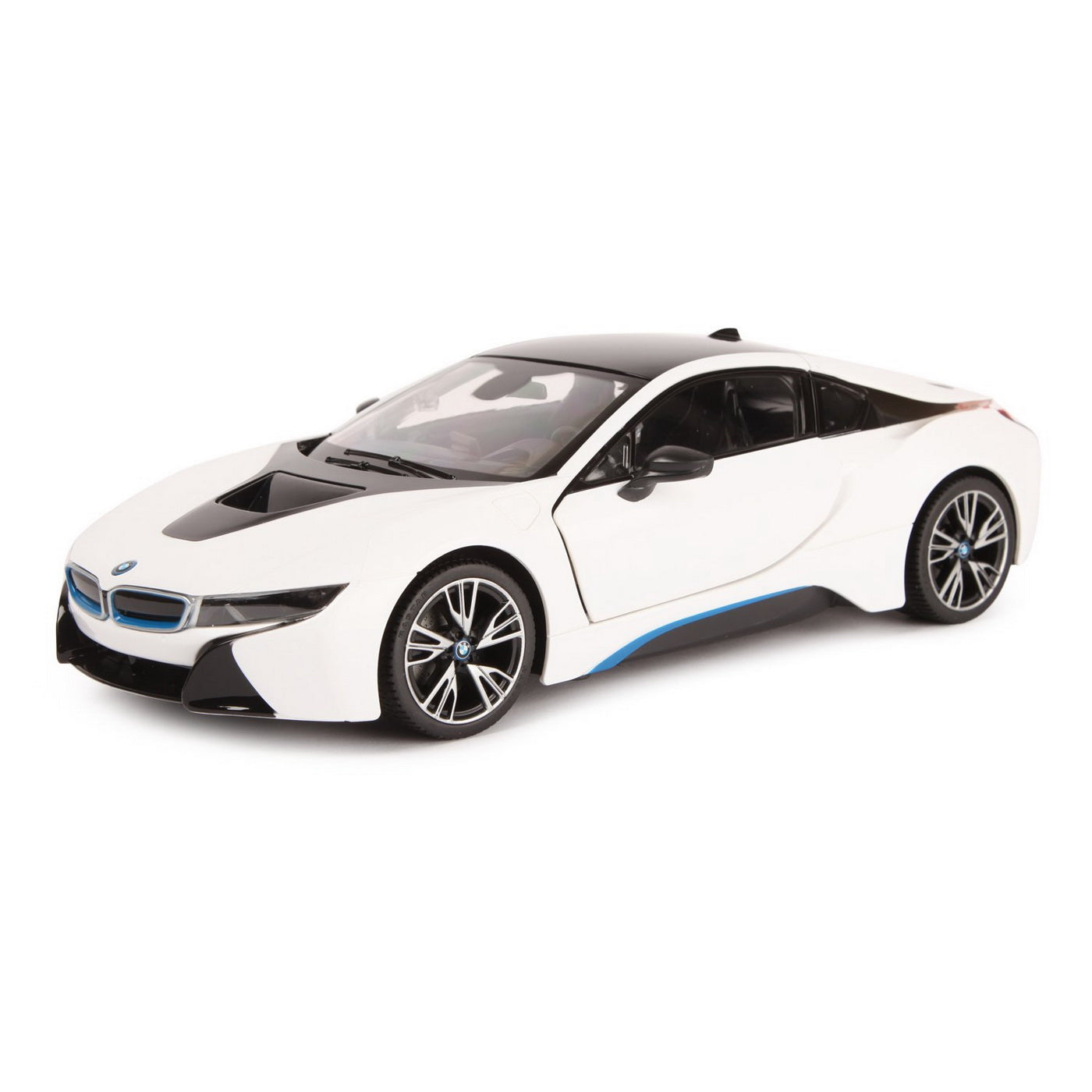 Masina cu telecomanda bmw i8 alb scara 1 la 14