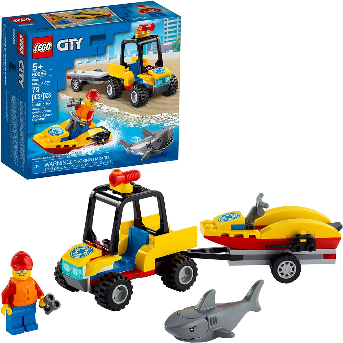 Lego city  atv de salvare pe plaja 60286